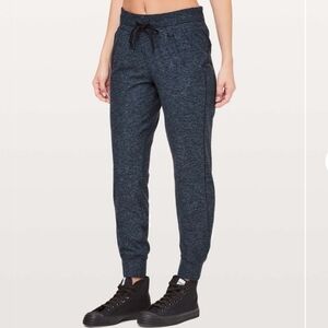 Lululemon Ready To Rulu Jogger Pant Heathered True Navy/Black Size 12